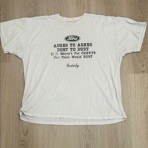 Ford White Kentucky Graphic vintage Tee